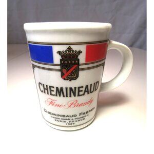 Chemineaud Brothers Fine Brandy Paris France Coffee Cup Vintage 1970s